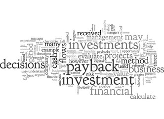 Business Investment Decisions