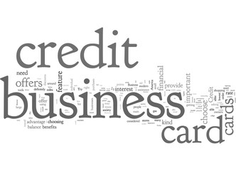 Obraz premium Business Credit Cards Credit Card Offers That Is Perfect For Your Business