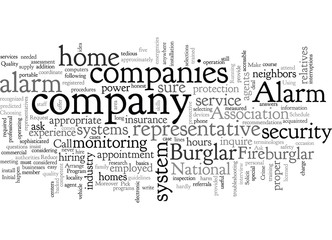 burglar alarm company