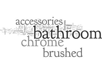 brushed chrome bathroom accessories