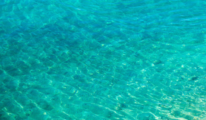 Abstract Beautiful blue Sea and the waves. Background texture.