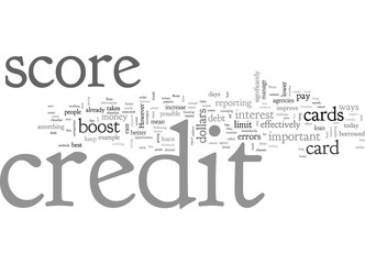 boost credit score