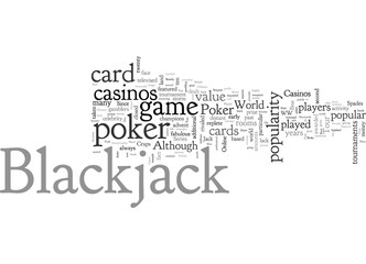 Fototapeta premium Blackjack vs Poker