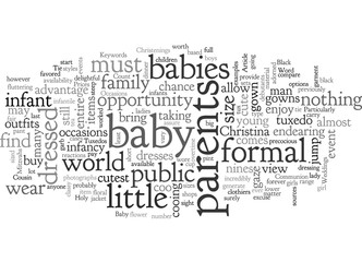 Fototapeta premium Black Tie Baby Occasions