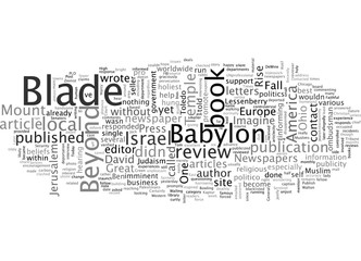Fototapeta premium beyond babylon blacklisted by the blade