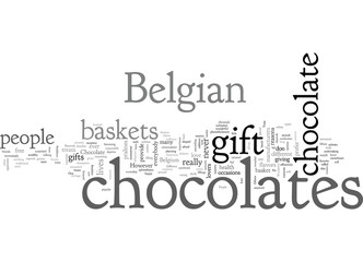 Obraz premium belgian chocolate gift