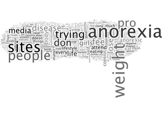 Behind Pro Anorexia Sites