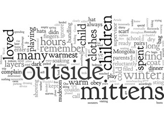 Be Thankful For Your Mittens