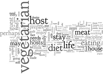 Be a Good House Guest and a Good Vegetarian