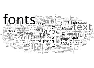 Basic Rules on Typography