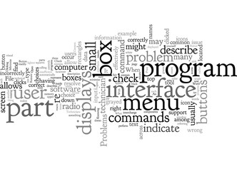 Basic GUI Terminology