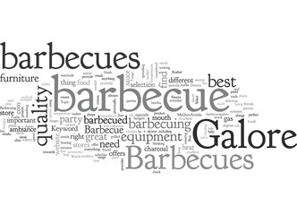 Obraz premium barbecues galore