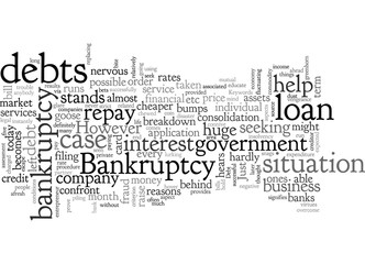 Fototapeta premium Bankruptcy