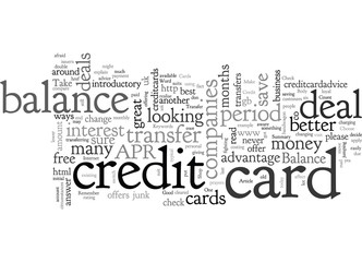 Balance Transfer Credit Cards How Good Are They