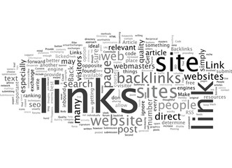 Back Links How To Get Them How To Use Them