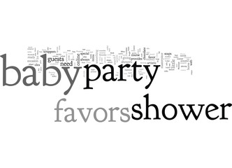 baby shower party favor