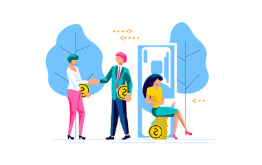 Digital marketing concept. 