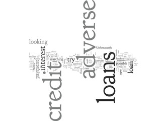 Avoid The Traps Of Adverse Credit Loans