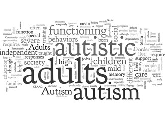 Fototapeta premium Autism In Adults