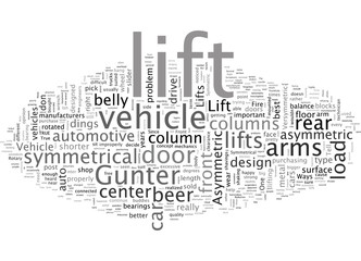 Obraz premium Asymmetric vs Symmetric Vehicle Lifts Which Is Right For Me