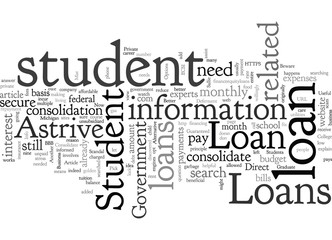 Fototapeta premium Astrive Student Loans Useful Info