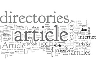 Fototapeta premium Article Directory Anyone