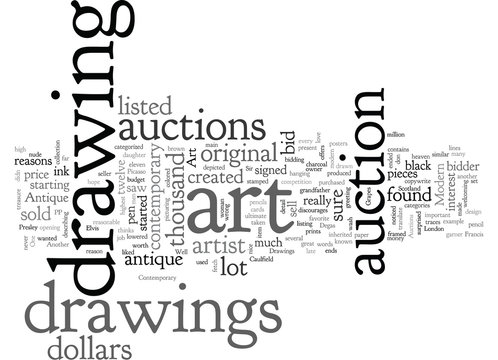 art auctions for drawings