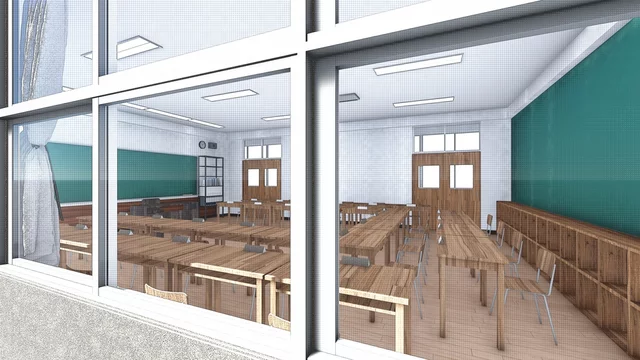 学校 教室 懇談会 人なし イラスト57 Stock Illustration Adobe Stock