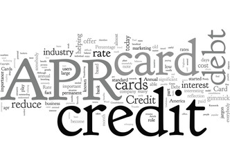 APR Credit Cards A Tool To Eliminate Debt