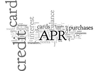 APR Balance Transfers Credit Cards Three Top Choices
