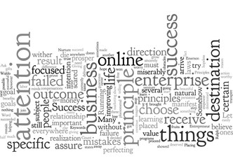 And Principles For The Success Of Any Entrepreneur