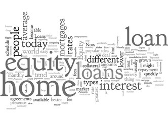 Fototapeta premium Anatomy of a Home Equity Loan