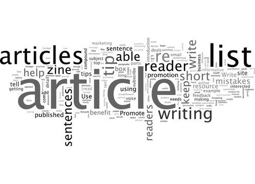 An Easy Way To Write Articles To Promote Your Biz