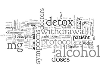 alcohol detox protocol