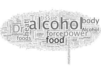 ALCOHOL HAS NO FOOD VALUE