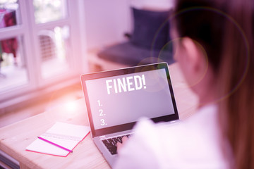Word writing text Fined. Business photo showcasing clarify beer by causing precipitation of...