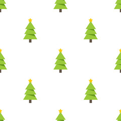  Christmas tree seamless background.