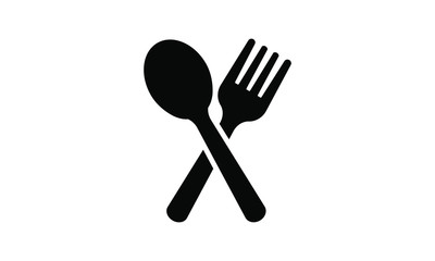 fork and spoon restaurant icon