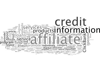 Affiliate Oppurtunity The Bad Credit Market