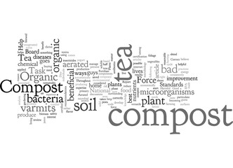 Fototapeta premium Aerated Compost Tea The New Organic Fertilizer