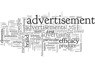Fototapeta premium Advertisement Is It That Effective