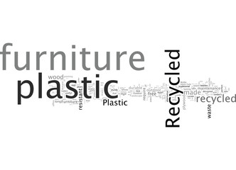 Obraz premium Advantages of Recycled Plastic Furniture