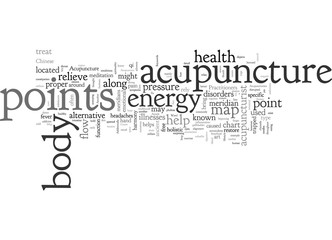 Acupunture Points Map