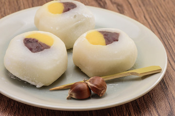 秋の味覚　栗大福