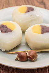 秋の味覚　栗大福