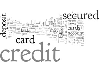 Obraz premium About Secured Credit Cards