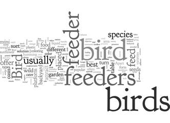 A Z of Bird Feeders