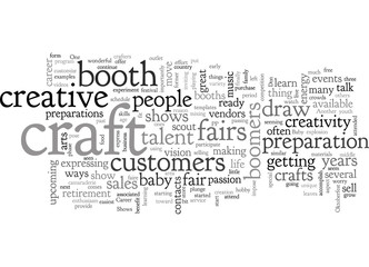 Fototapeta premium A Second Career at Craft Shows