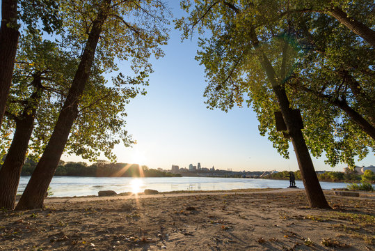 Kansas City Sunrise from Kaw Point