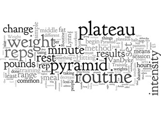 Fototapeta premium A Pyramid Routine to Blow the Lid Off of Plateaus